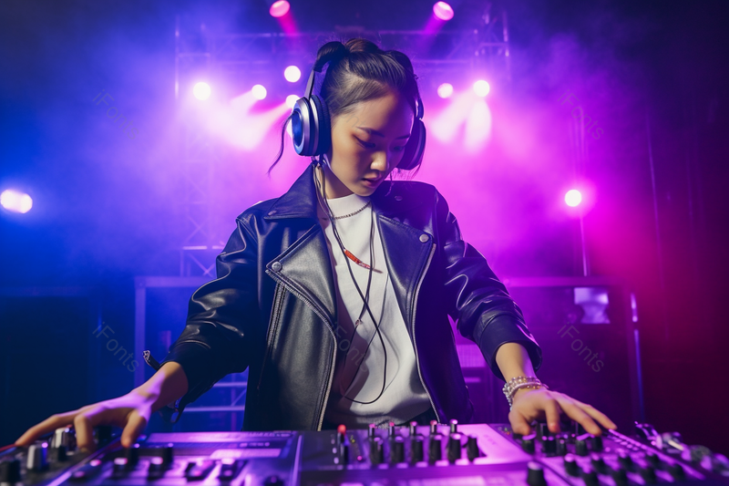 清晰的摄影图高清的图片海报设计背景广告设计素材元素美女酒吧音乐打碟,高清,摄影图,摄影图片,图片大全,摄影图免费下载